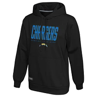 Men's Black Los Angeles Chargers Combine Authentic Pullover Hoodie