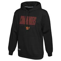 Men's Black Washington Commanders Combine Authentic Pullover Hoodie