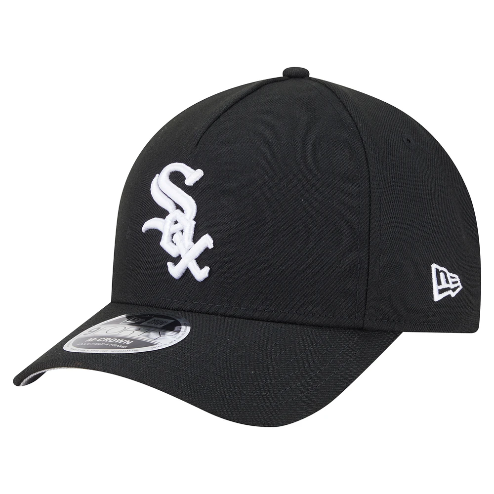 Men's New Era Black Chicago White Sox 9FORTY M-Crown Adjustable Hat