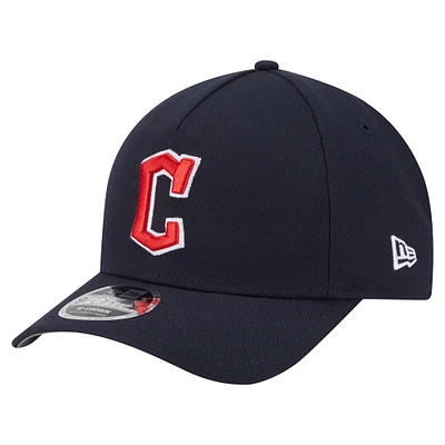 Men's New Era  Navy Cleveland Guardians 9FORTY M-Crown Adjustable Hat