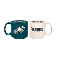 Philadelphia Eagles 2-Pack 15oz. Stackable Mug Set