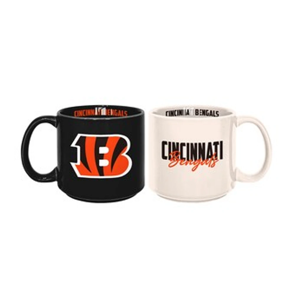 Cincinnati Bengals 2-Pack 15oz. Stackable Mug Set