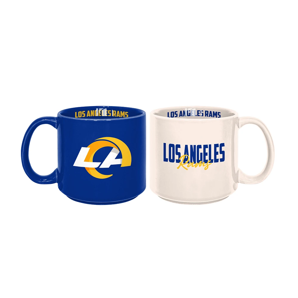 Los Angeles Rams 2-Pack 15oz. Stackable Mug Set