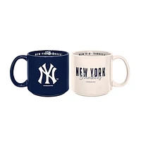 New York Yankees 2-Pack 15oz. Stackable Mug Set