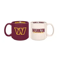 Washington Commanders 2-Pack 15oz. Stackable Mug Set