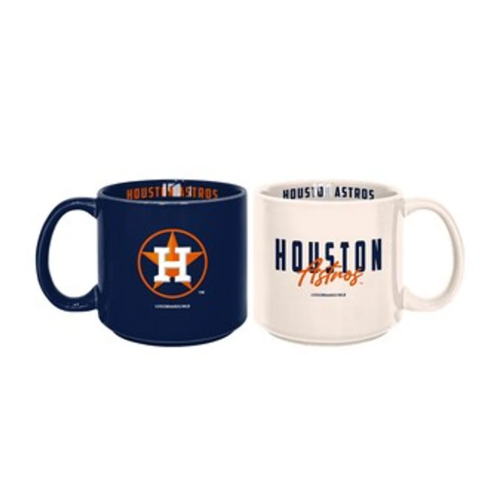 Houston Astros 2-Pack 15oz. Stackable Mug Set