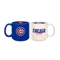 Chicago Cubs 2-Pack 15oz. Stackable Mug Set