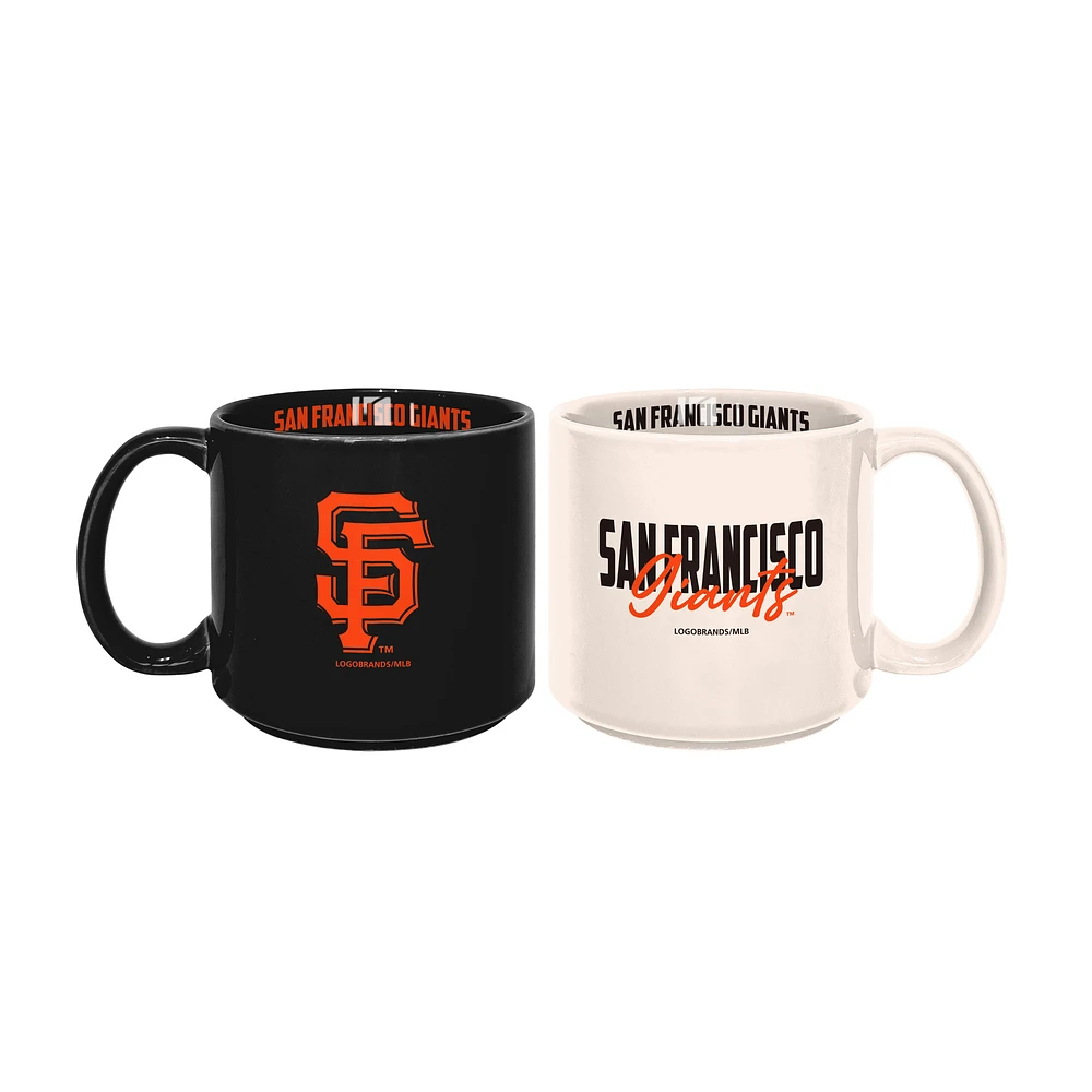 San Francisco Giants 2-Pack 15oz. Stackable Mug Set