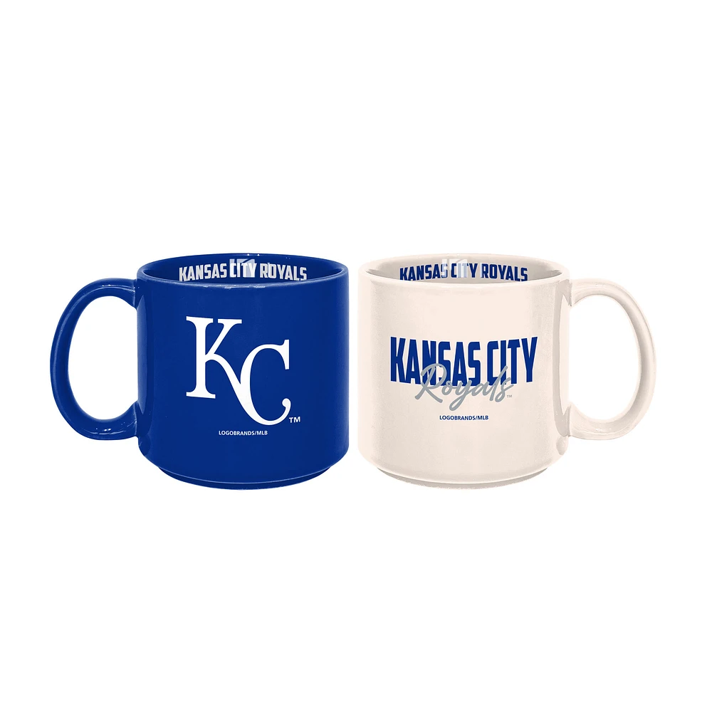 Kansas City Royals 2-Pack 15oz. Stackable Mug Set