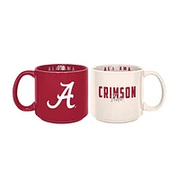 Alabama Crimson Tide 2-Pack 15oz. Stackable Mug Set