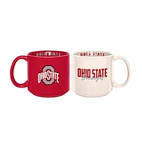 Ohio State Buckeyes 2-Pack 15oz. Stackable Mug Set