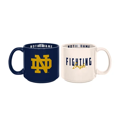 Notre Dame Fighting Irish 2-Pack 15oz. Stackable Mug Set