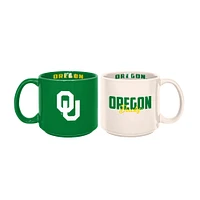 Oregon Ducks 2-Pack 15oz. Stackable Mug Set