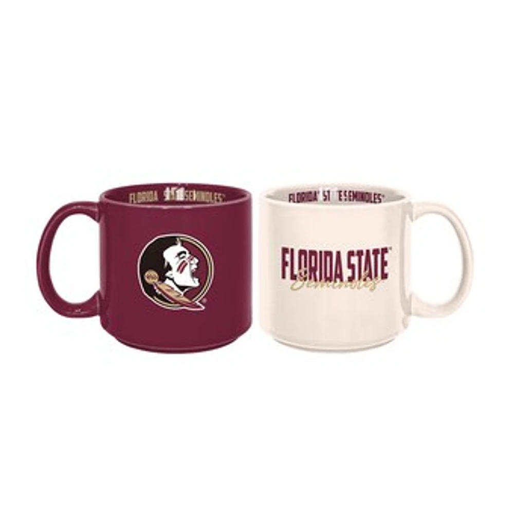 Florida State Seminoles 2-Pack 15oz. Stackable Mug Set