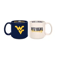 West Virginia Mountaineers 2-Pack 15oz. Stackable Mug Set