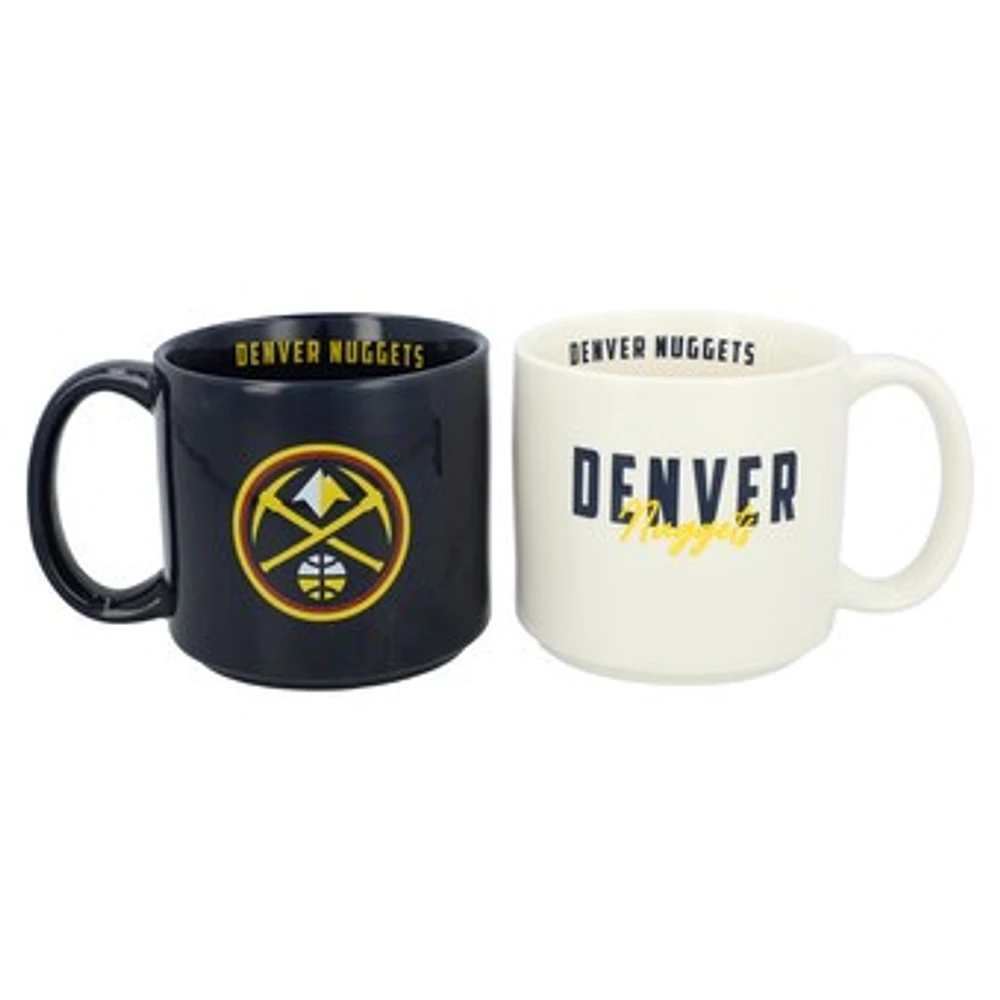 Denver Nuggets 2-Pack 15oz. Stackable Mug Set