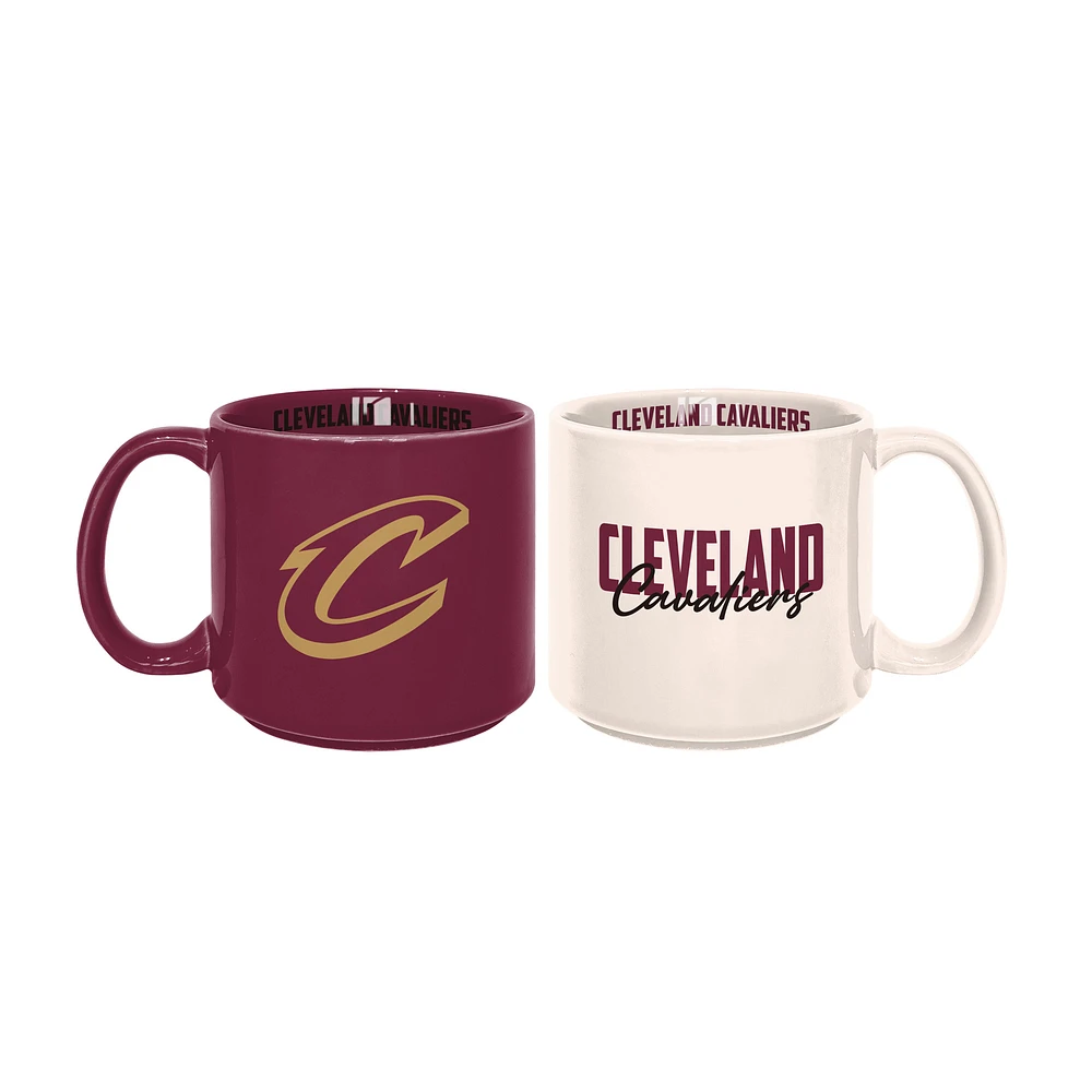 Cleveland Cavaliers 2-Pack 15oz. Stackable Mug Set