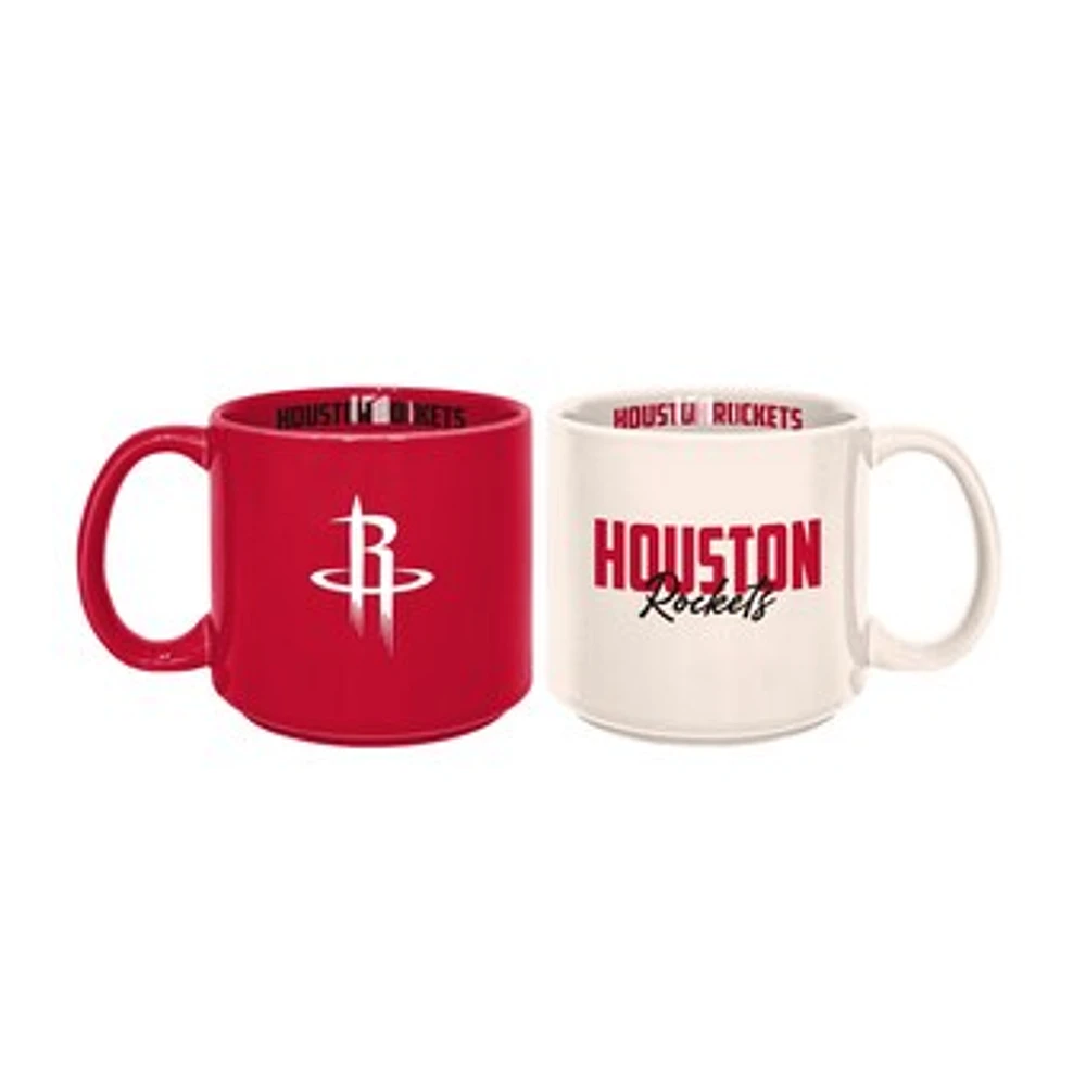 Houston Rockets 2-Pack 15oz. Stackable Mug Set