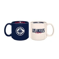 LA Clippers 2-Pack 15oz. Stackable Mug Set