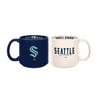 Seattle Kraken 2-Pack 15oz. Stackable Mug Set