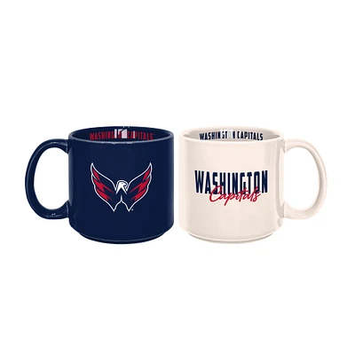 Washington Capitals 2-Pack 15oz. Stackable Mug Set