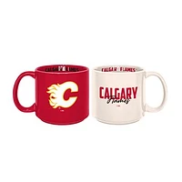 Calgary Flames 2-Pack 15oz. Stackable Mug Set