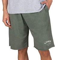 Men's Concepts Sport Green Detroit Lions Mainstream Tri-Blend Shorts