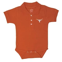 Newborn & Infant Texas Orange Texas Longhorns Lit Polo Bodysuit