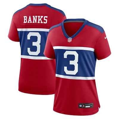 Women's Nike Deonte Banks Century Red New York Giants Alternate Player Game Jersey