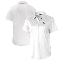 Women's Cutter & Buck White Chicago Sox Eco Textured Stretch Recycled Polo