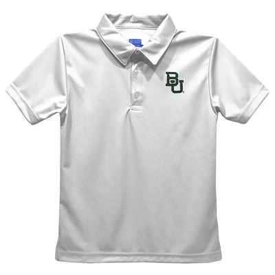Toddler Vive La Fete  White Baylor Bears Solid Polo