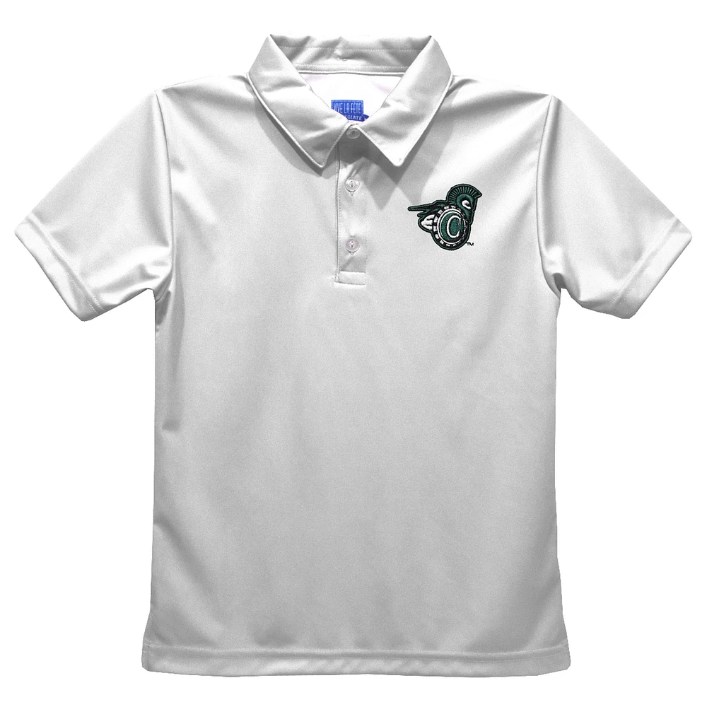 Toddler Vive La Fete White Vermont State University Solid Polo