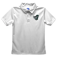 Toddler Vive La Fete  White Vermont State University Solid Polo