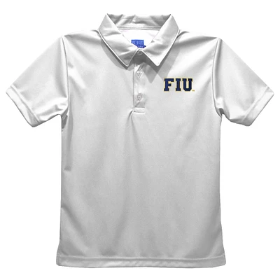 Toddler Vive La Fete  White FIU Panthers Solid Polo