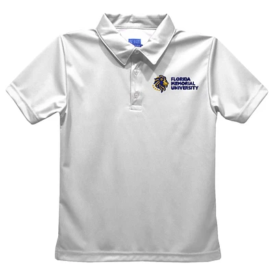 Toddler Vive La Fete  White FMU Lions Solid Polo