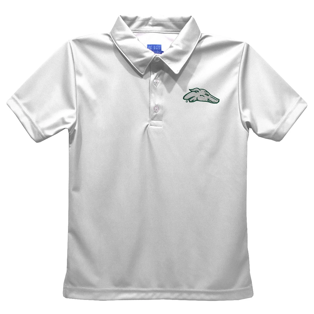 Toddler Vive La Fete White Eastern New Mexico Greyhounds Solid Polo
