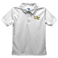 Toddler Vive La Fete  White Georgia Tech Yellow Jackets Solid Polo