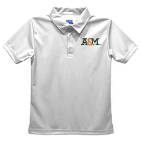 Toddler Vive La Fete  White Florida A&M Rattlers Solid Polo