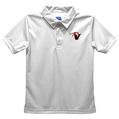 Toddler Vive La Fete  White Hawaii Hilo Vulcans Solid Polo