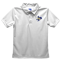 Toddler Vive La Fete  White McNeese State Cowboys Solid Polo