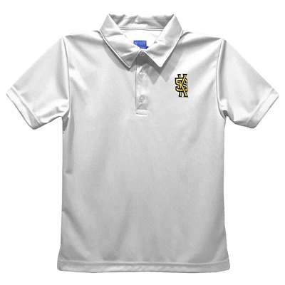Toddler Vive La Fete  White Kennesaw State Owls Solid Polo