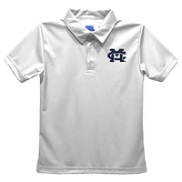 Toddler Vive La Fete  White Mississippi College Choctaws Solid Polo