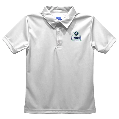 Toddler Vive La Fete  White UNC Wilmington Seahawks Solid Polo