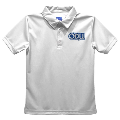Toddler Vive La Fete  White Old Dominion Monarchs Solid Polo