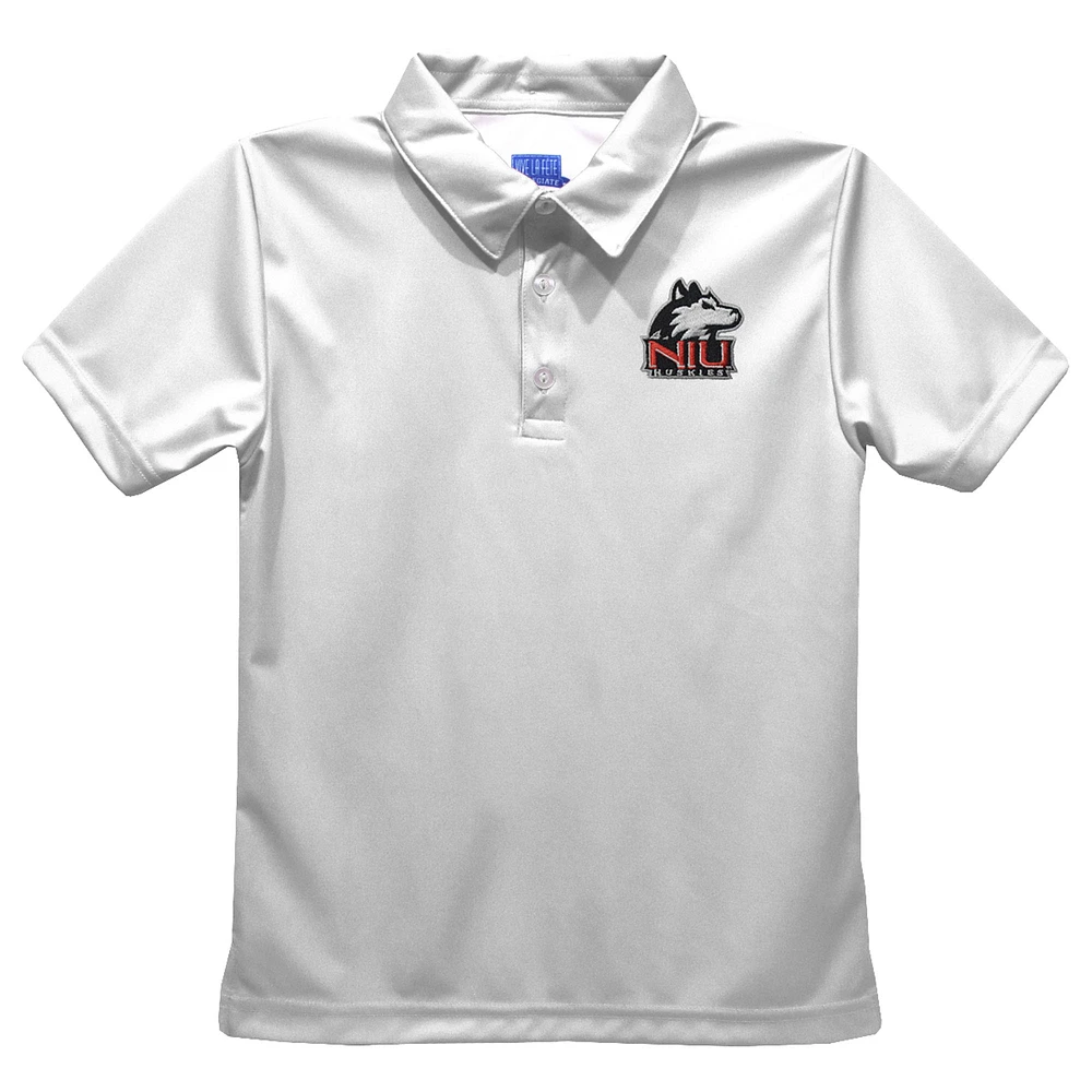 Toddler Vive La Fete White Northern Illinois Huskies Solid Polo