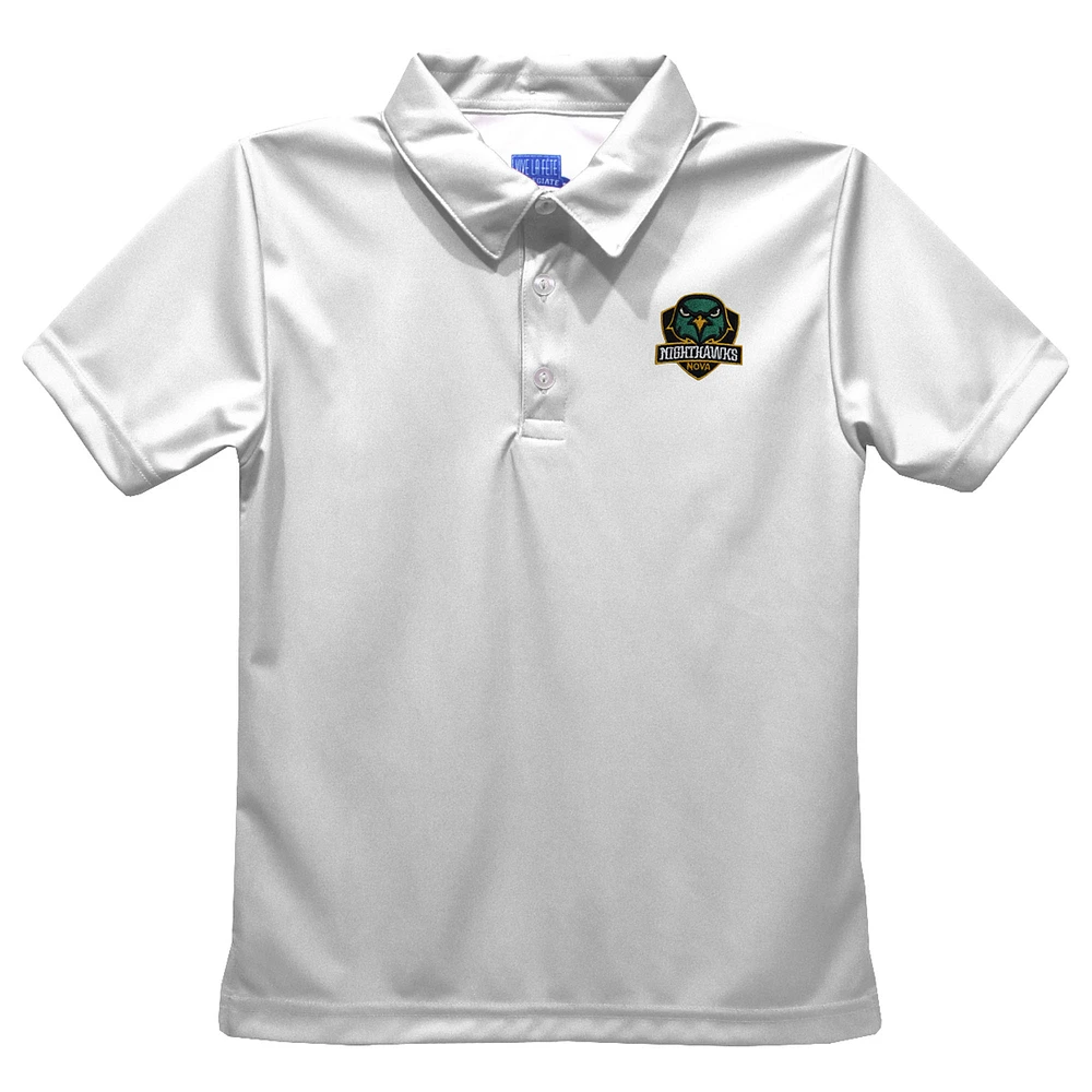 Toddler Vive La Fete White Northern Virginia Community College Solid Polo