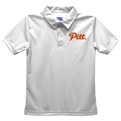 Toddler Vive La Fete  White Pittsburg State Gorillas Solid Polo