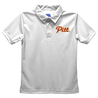 Toddler Vive La Fete  White Pittsburg State Gorillas Solid Polo