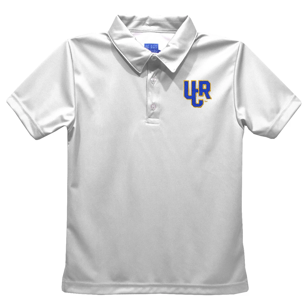 Toddler Vive La Fete White UC Riverside Highlanders Solid Polo