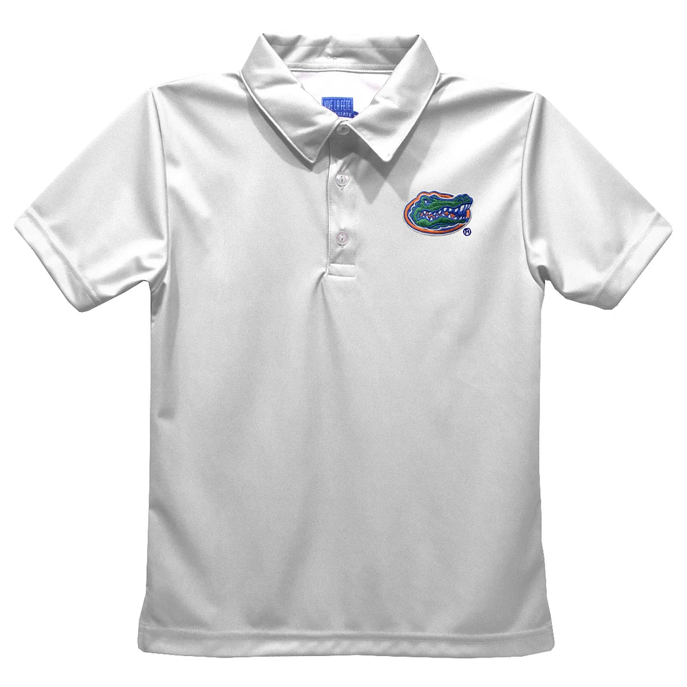 Toddler Vive La Fete White Florida Gators Solid Polo